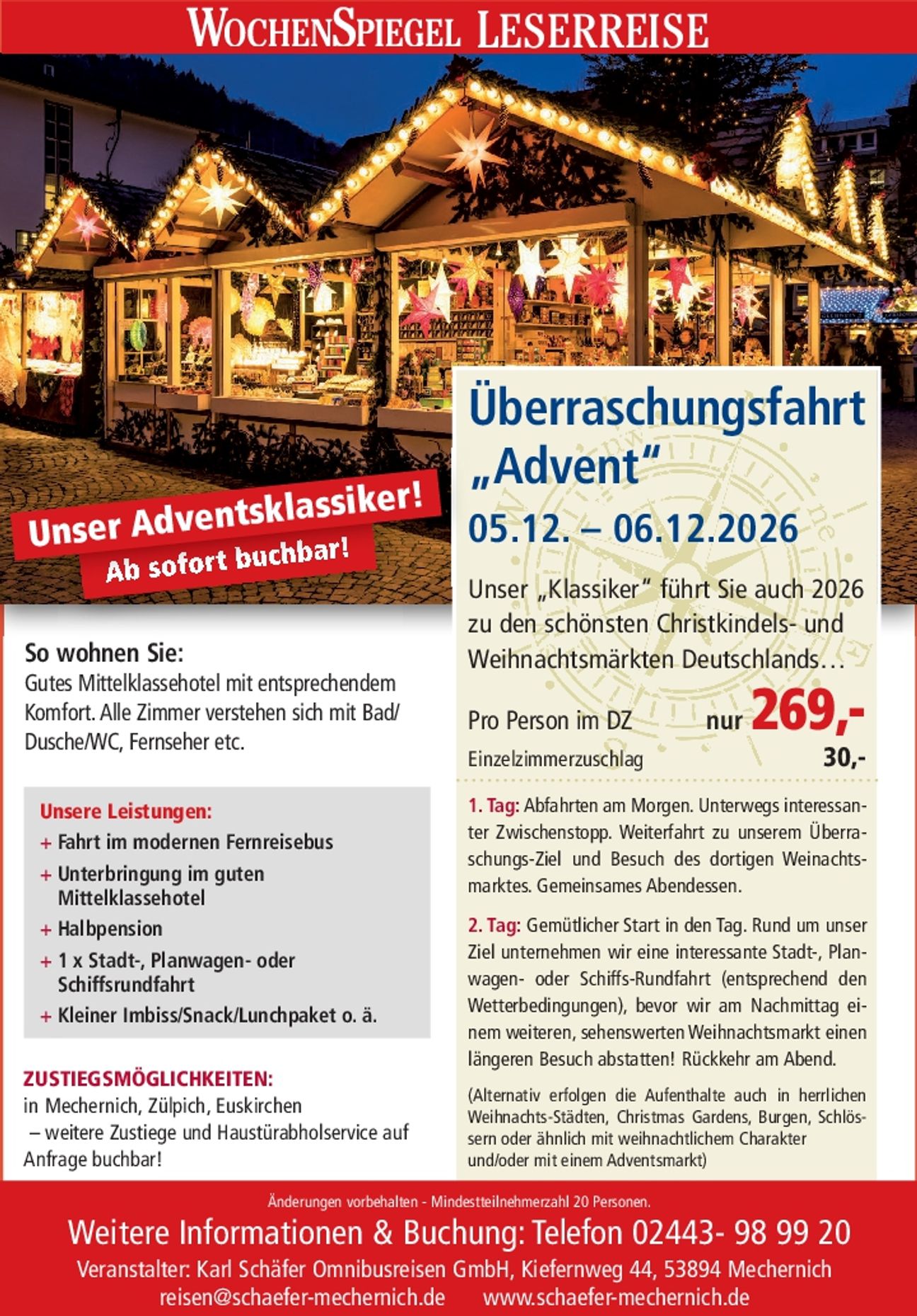 Überraschungsfahrt Advent