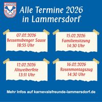 Alle Termine Lammersdorf 