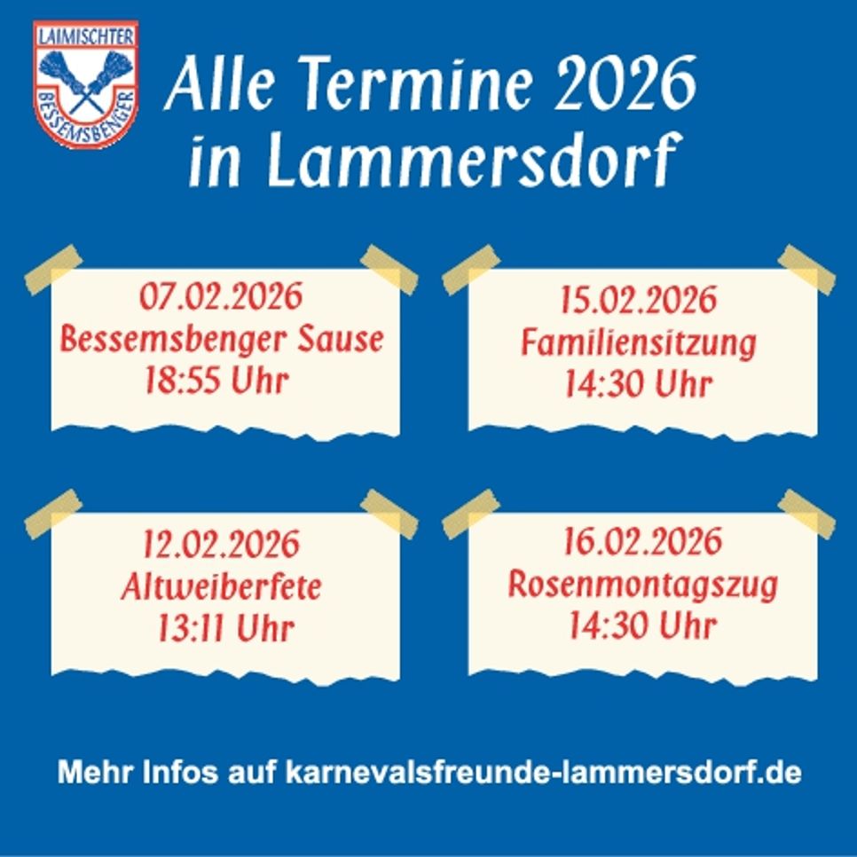 Alle Termine Lammersdorf 