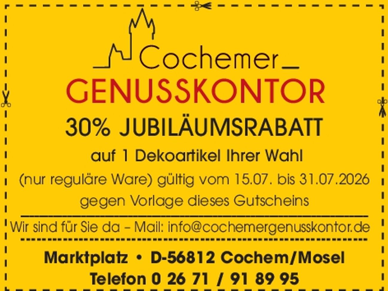 10 Jahre Genusskontor