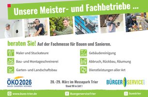 Bauen xtra 2026 Öko-Messe