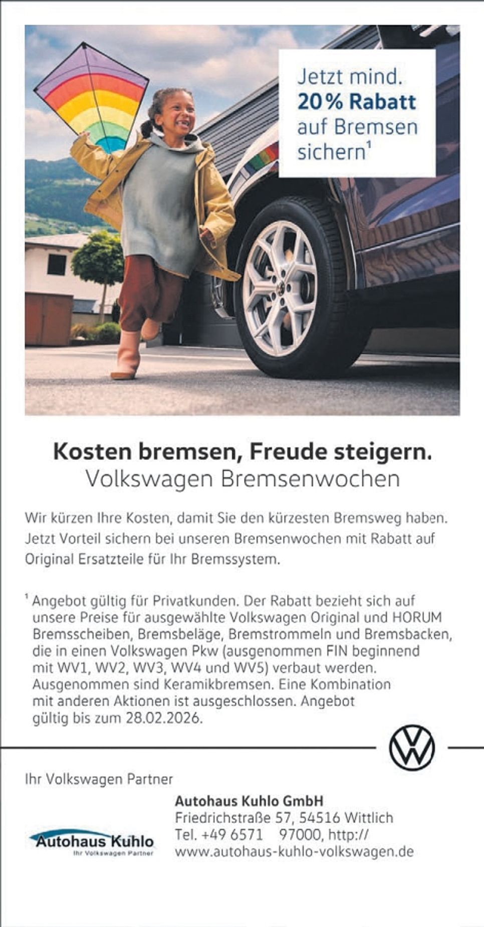 Bremsenwochen 2026 OMG Nummer 175971 