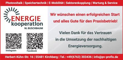 Neueröffnung Praxis Bohn