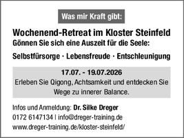 Wochenend-Retreat im Kloster Steinfeld