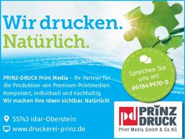 Wir drucken. Natürlich.