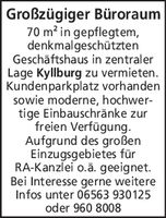 Großzügiger Büroraum