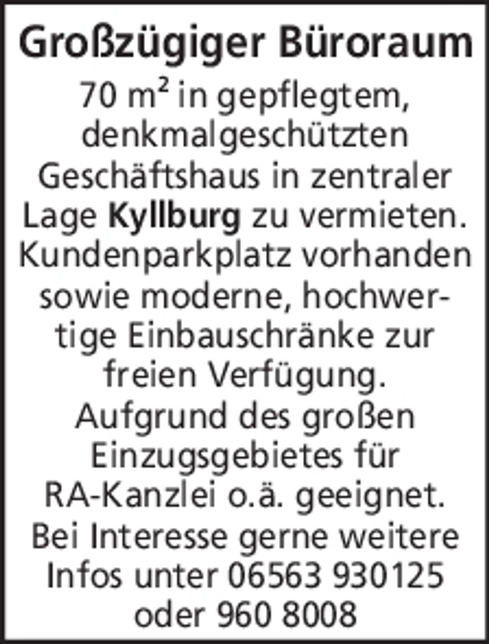 Großzügiger Büroraum