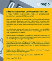 Ablesung Strom