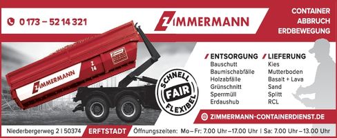 Container-Dienst Zimmermann