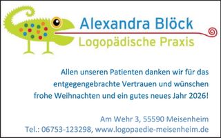 Weihnachtsgrußanzeige