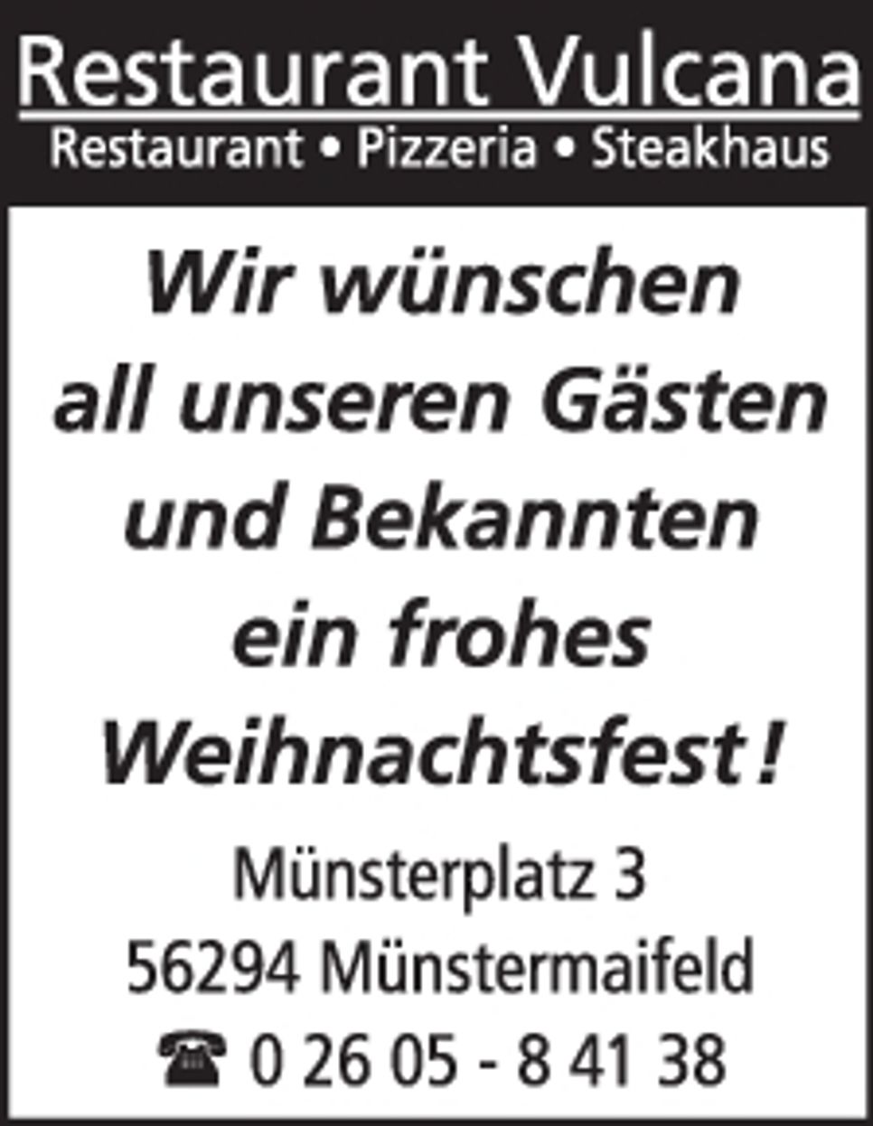 Weihnachtsgruß 2025