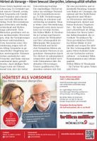 Hörtest als Vorsorge