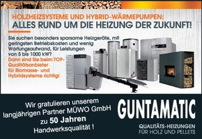 Imageanzeige/ 50 Jahre Fa. MÜWO