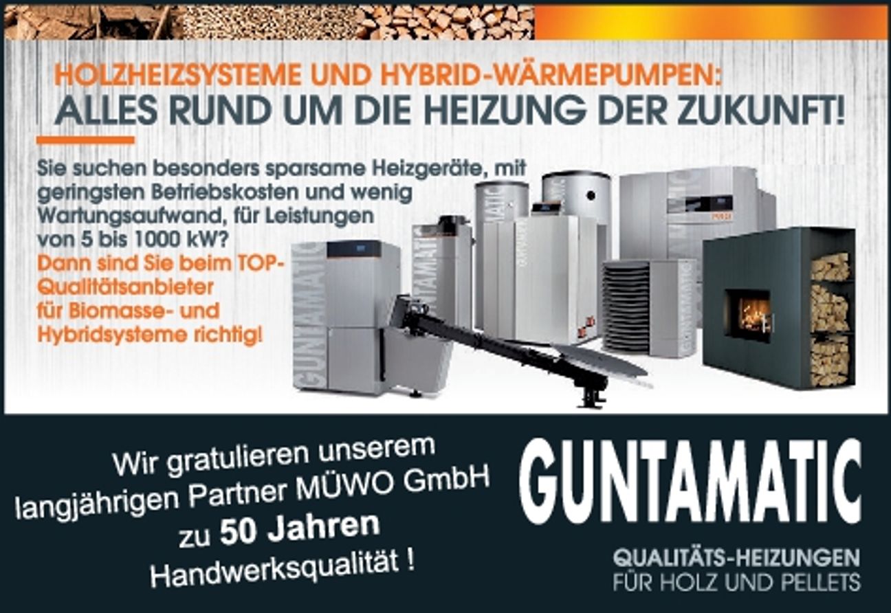 Imageanzeige/ 50 Jahre Fa. MÜWO