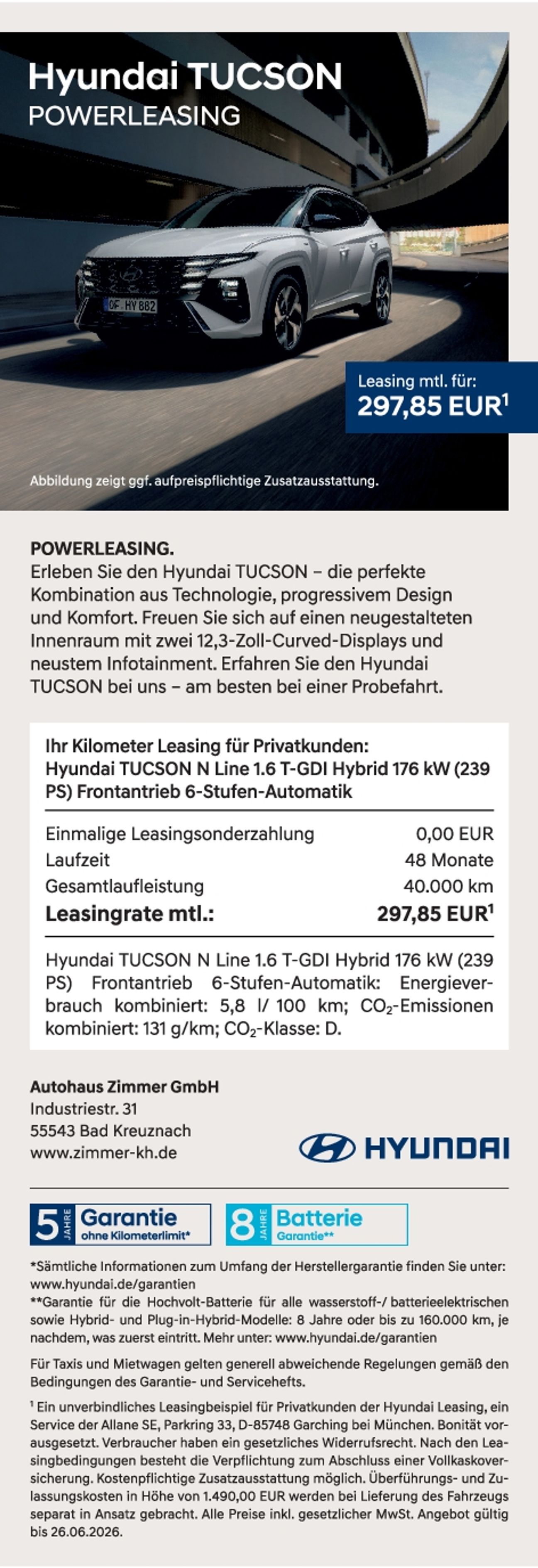 Hyundai Tucson - Vorgangsnr. 2454195