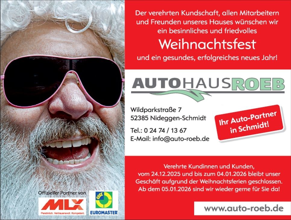 Weihnachtsgrussanzeige 