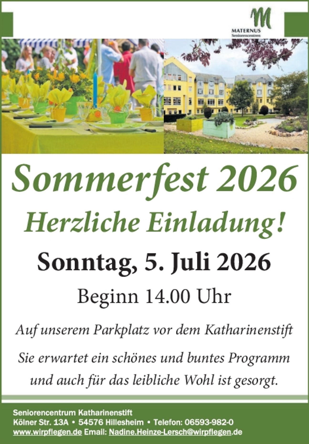 Sommerfest 2026