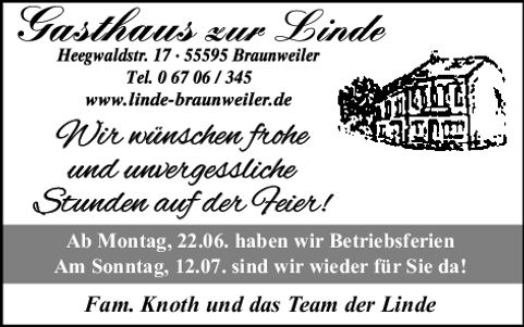 Braunweiler, 755-Jahr-Feier, 