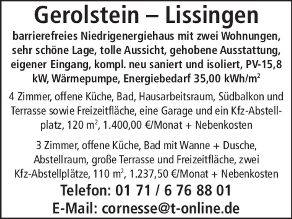 Mietangebote Wohnungen