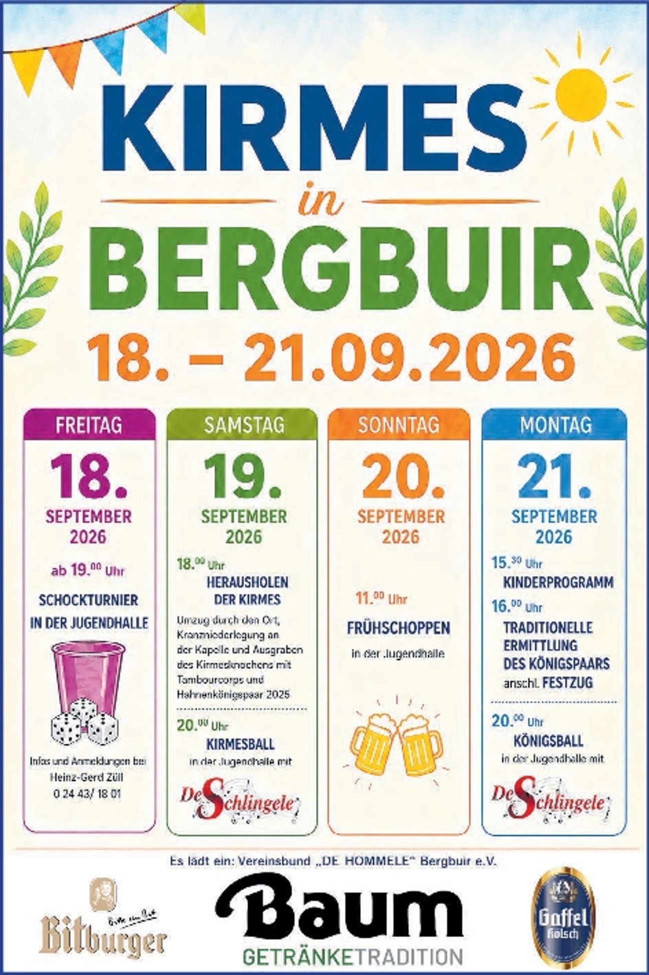 Kirmes Bergbuir
