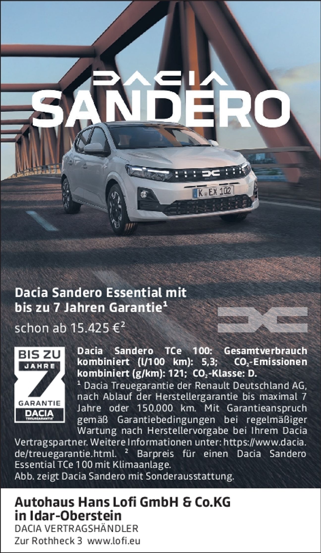 Dacia Sandero Essential
