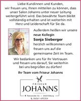 Salonübernahme