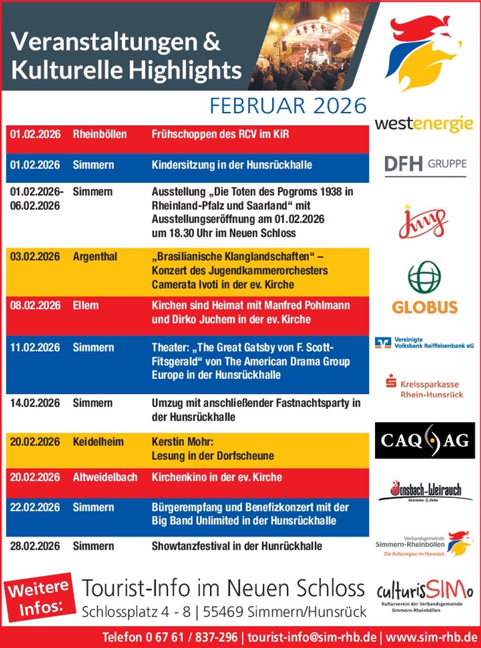 Termine Februar 2026