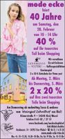 40 Jahre Geburtstag