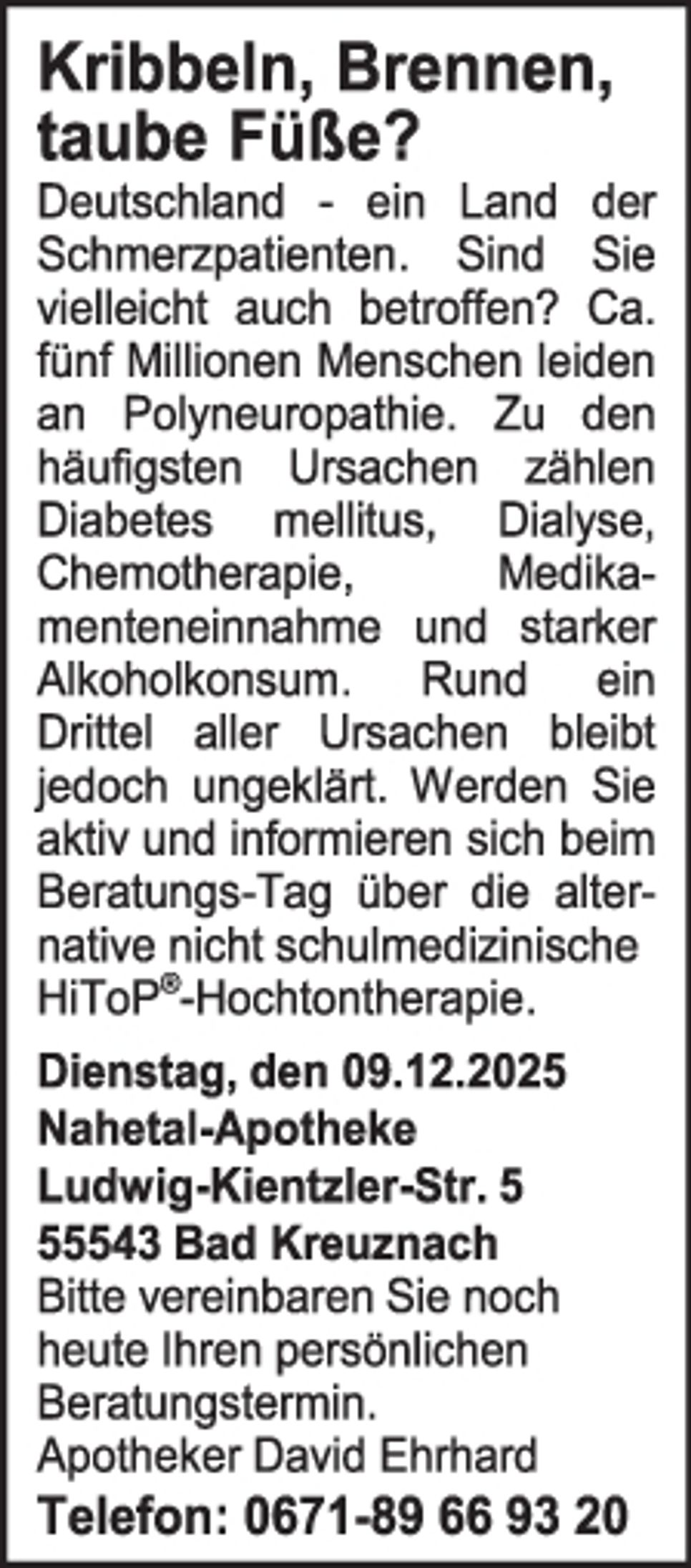 Nahetal-Apotheke Bad Kreuznach