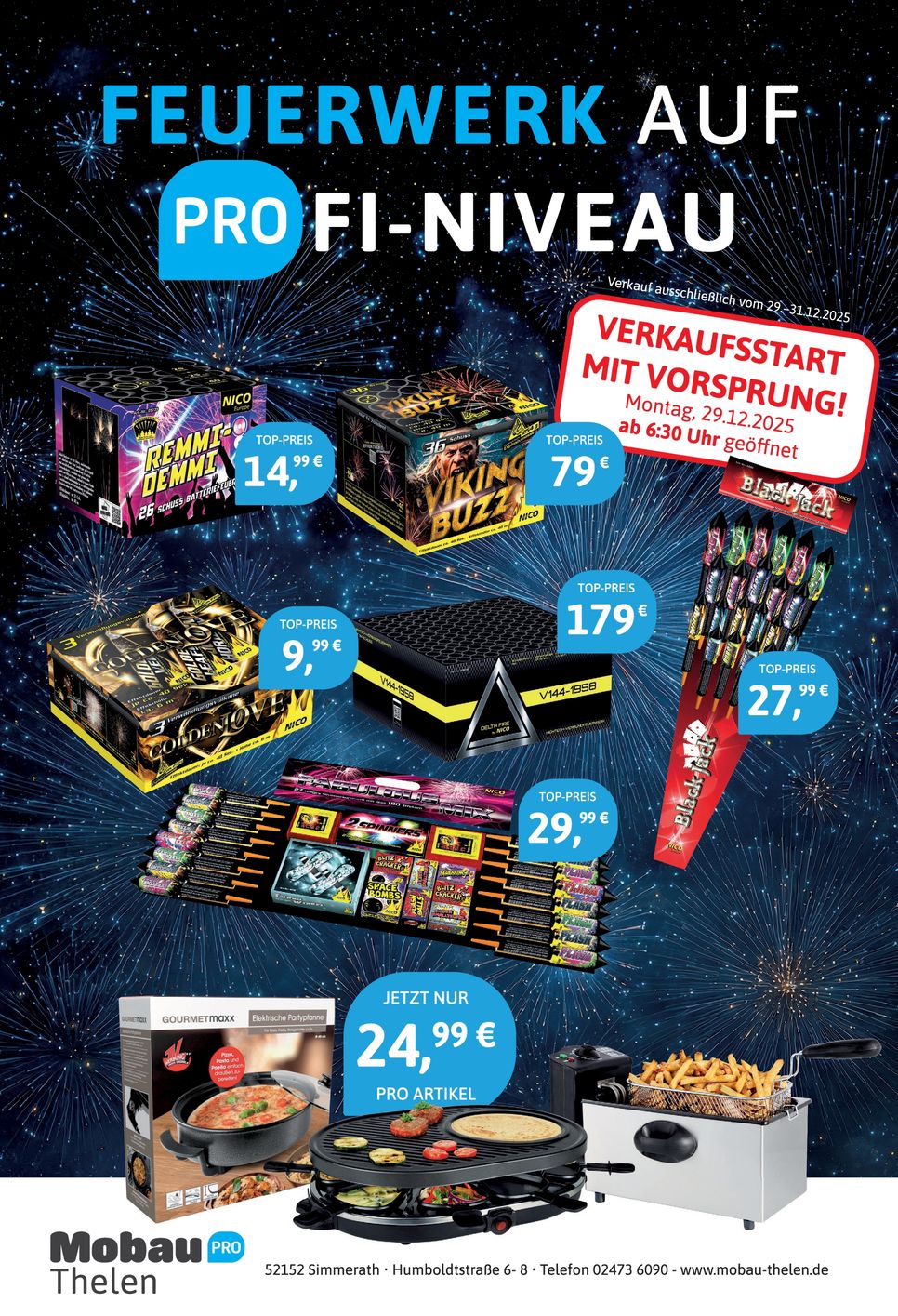 Silvester, Feuerwerk etc. 