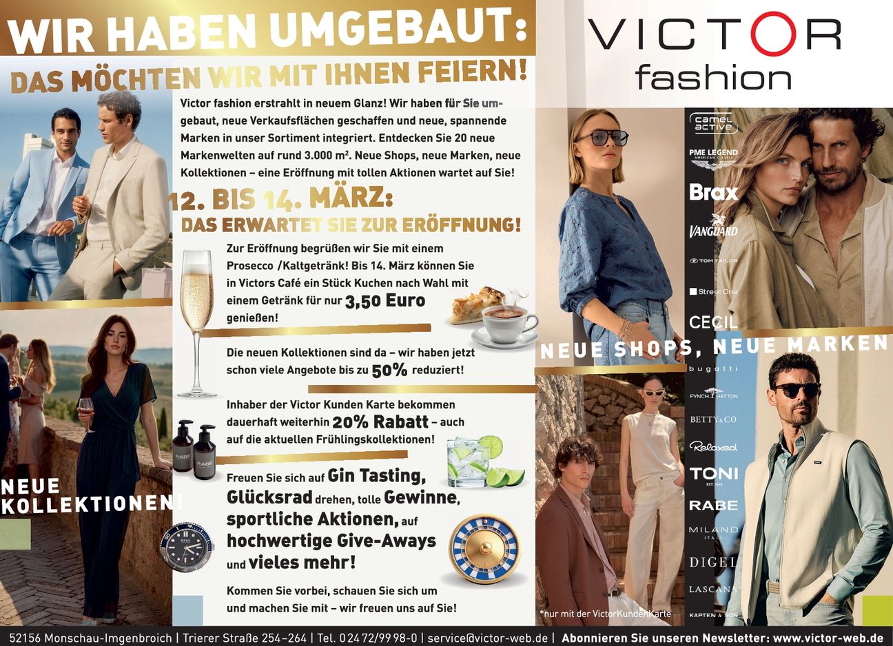 Eröffnung nach Umbau - Frühjahr 2026