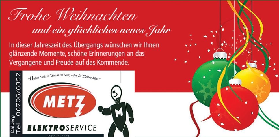 Frohe Weihnachten