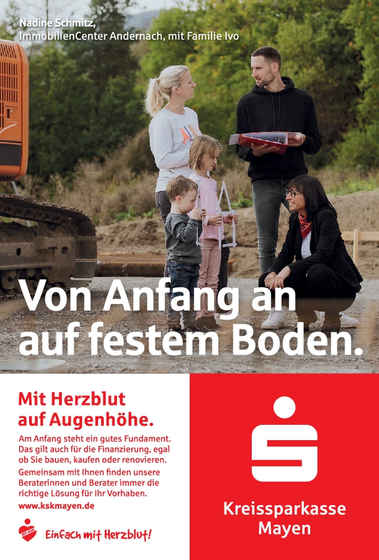 Von Anfang an auf festem Boden.