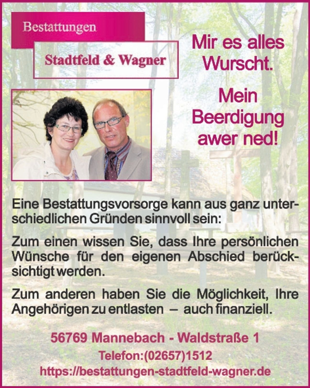 Rat und Hilfe im Trauerfall