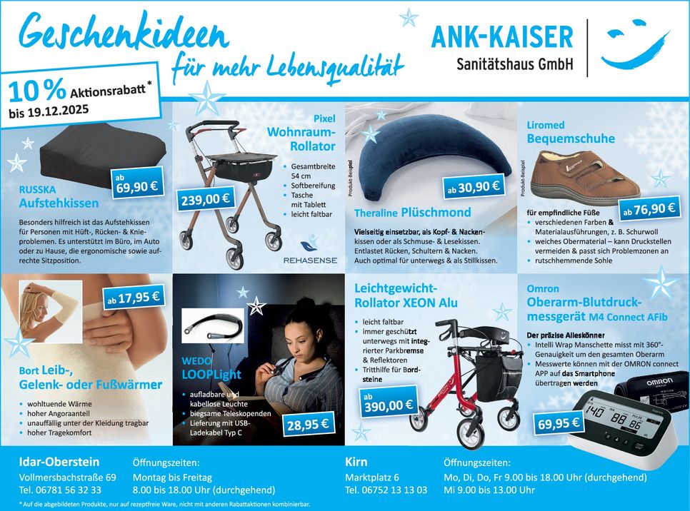 Geschenkideen für mehr Lebensqualität