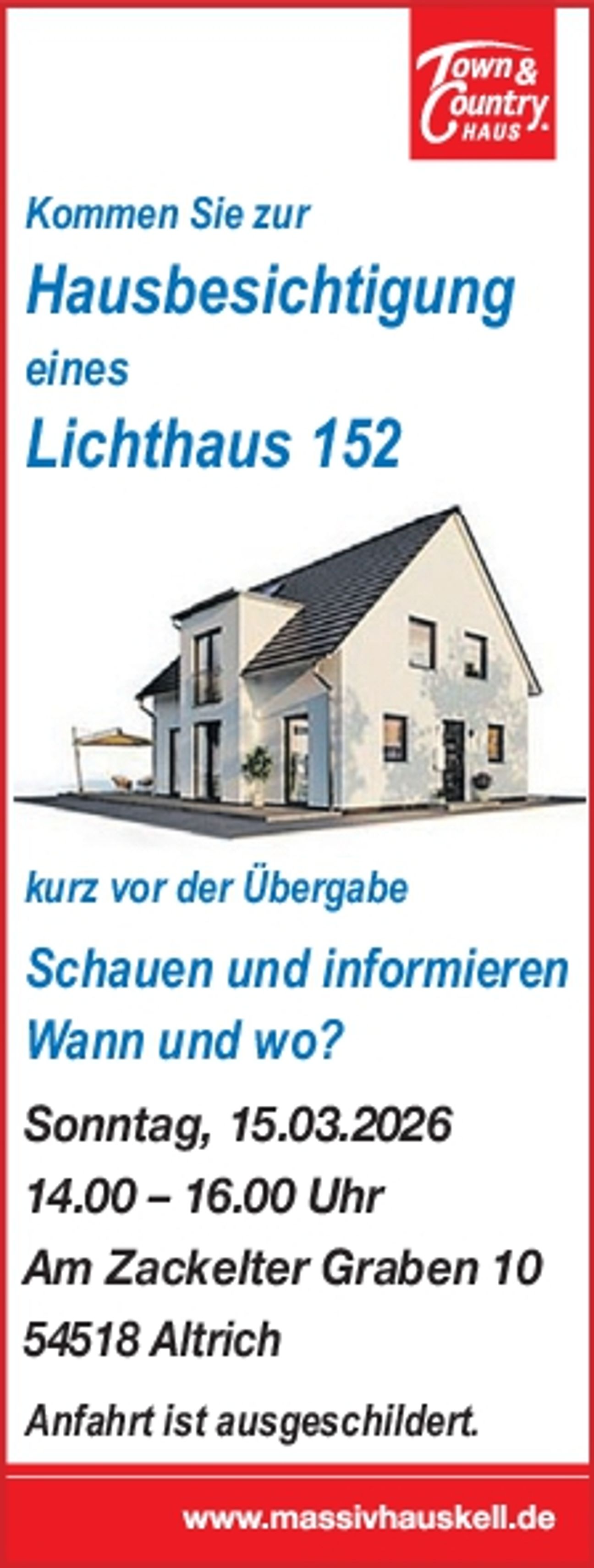 Hausbesichtigung Altrich