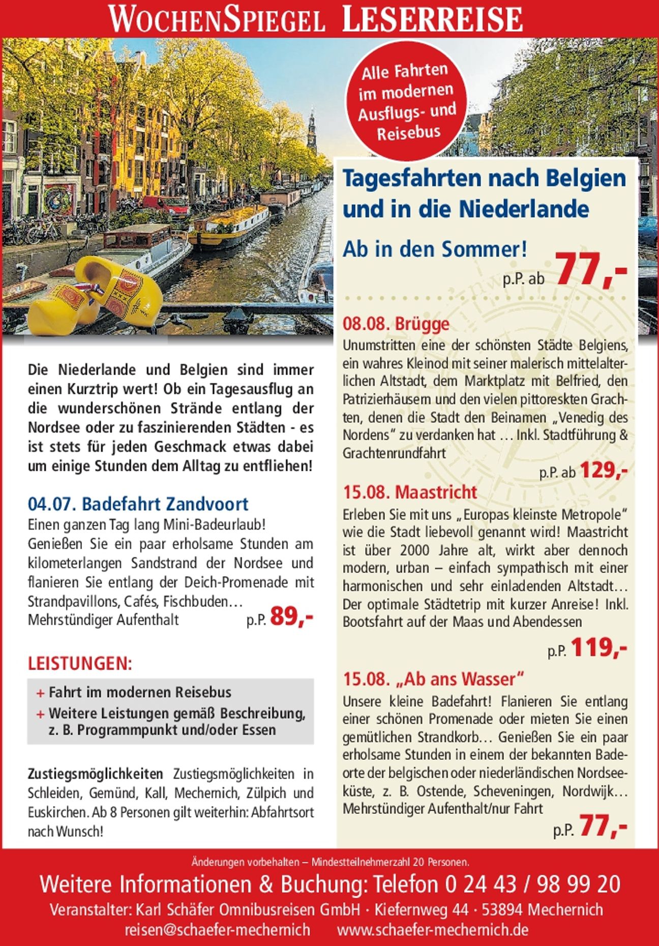 Niederlande Anzeige