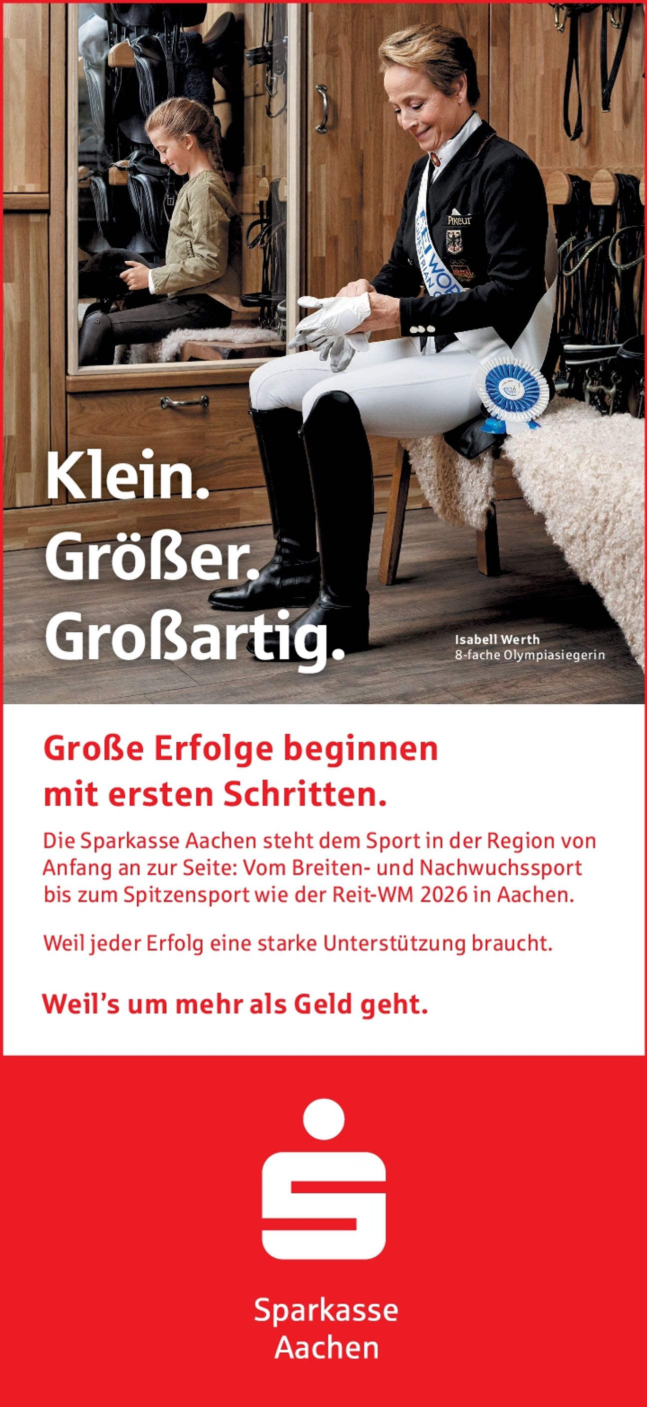 Große Erfolge beginnen mit ersten Schrit