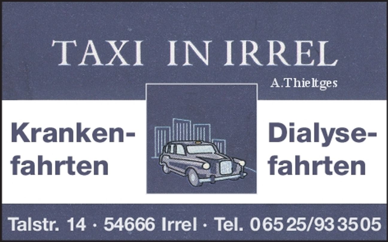 Taxi - und Krankenfahrten 