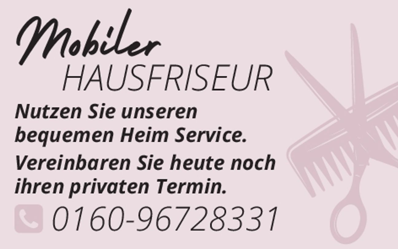 Mobiler Hausfriseur 