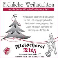 Weihnachtsgrußanazeige