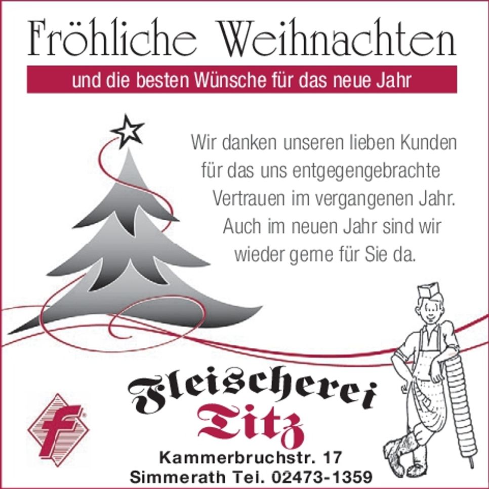 Weihnachtsgrußanazeige