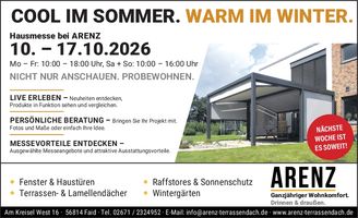 Arenz Terrassendächer