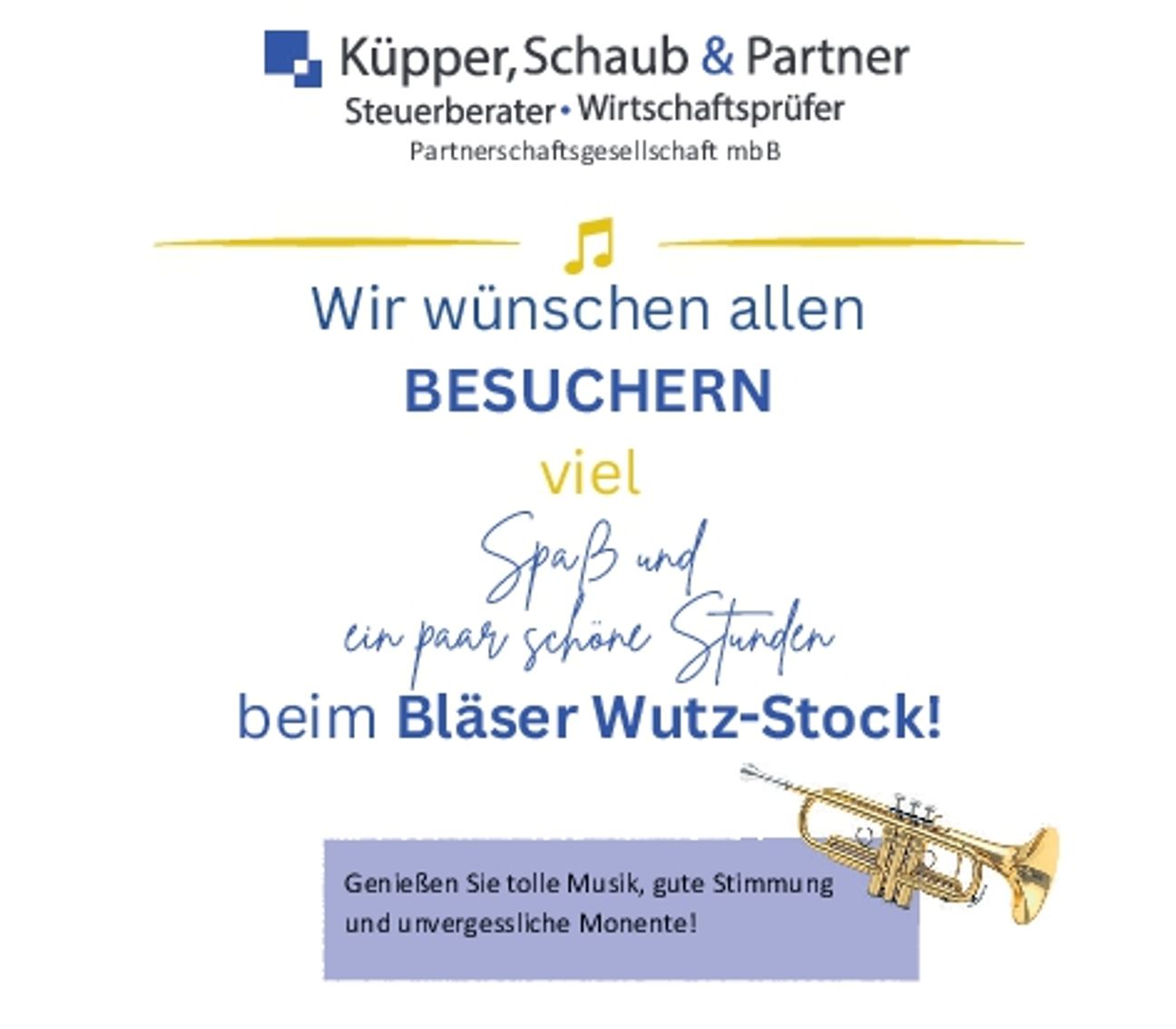 Bläser Wutz Stock