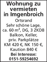 Wohnung in Imgenbroich