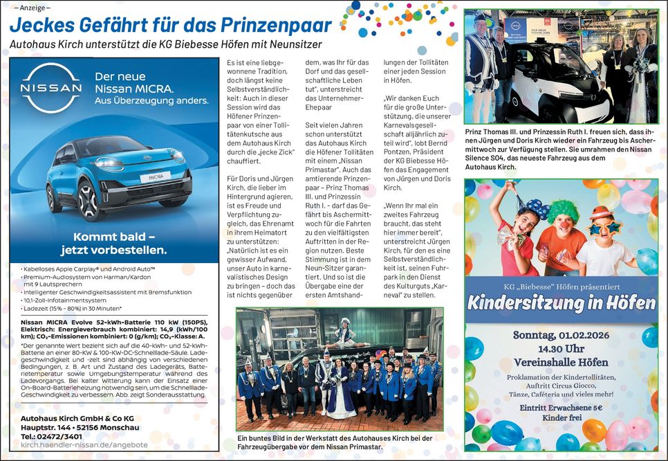 PR-Anz. Der neue Nissan Micra // KG Bieb