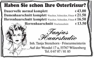 Haben Sie schon Ihre Osterfrisur?