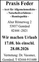 Wir machen Urlaub