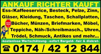 !! Aufgepasst !! Ankauf -