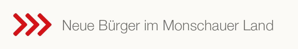 Neue Bürger im Monschauer Land